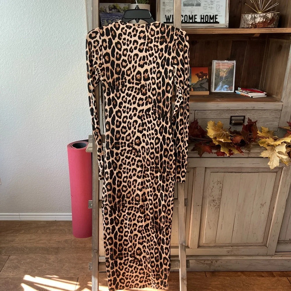 Good American women’s good touch long sleeve maxi dress size XS - Picture 5 of 11